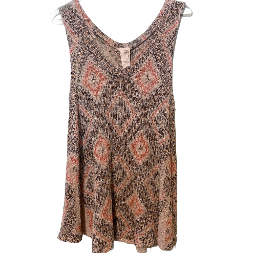 Blu Pepper Knit Tank